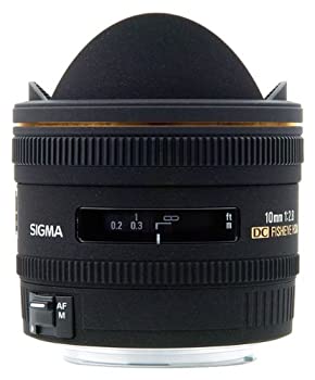 【中古】【39shop】SIGMA★単焦点魚眼レンズ 10mm F2.8 EX DC FISHEYE HSM シグマ用 対角線魚眼 APS-C専用 477561（良い）｜アトリエ絵利奈