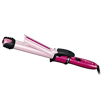 【中古】テスコム ione マイナスイオンスチームヘアーアイロン 26mm ピンク IPM1626-P