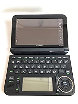 【中古】シャープ カラー電子辞書Brain 高校生モデル ブラック系 PW-G5300-B
