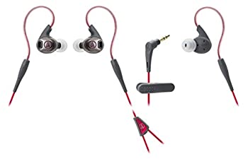 【中古】【39shop】audio-technica★SONICSPORT カナル型イヤホン 防水仕様 スポーツ向け レッド ATH-SPORT3 RD（良い）｜アトリエ絵利奈 8,522円