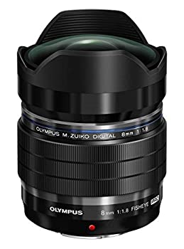 【中古】【未使用】OLYMPUS マイクロフォーサーズ用フィッシュアイレンズ M.ZUIKO DIGITAL ED 8mm F1.8 Fisheye PRO EF-M0818PROBLK