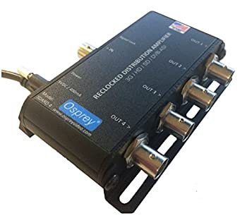 【中古】【未当てはめる】Osprey Video 1x4 リクロッキング 3G 固定ディスク SD - SDI DVB-ASI 散り散り アンプリファイアー リピーター