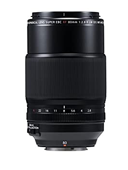 【中古】【未使用】FUJIFILM 交換レンズ80mm XF80MMF2.8 R LM OIS WR