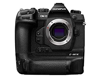 【中古】【未当て嵌める】OLYMPUS 銀鏡受け答え一眼写真機 OM-D OM-D E-M1X上半身