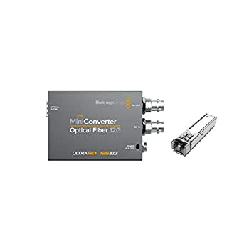 【中古】【未使用】Blackmagic Deisgn ミニコンバーター 光ファイバー 12G バンドル 3G SFP 光学モジュール付き
