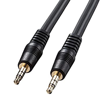 【中古】【未使用】サンワサプライ オーディオケーブル 10.0m ブラック KM-A2-100K2
