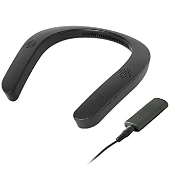【中古】【未当て嵌める】LITHON (ライソン) Audinsound ウェアラブルスピーカー SP-09 KABS-009B | Bluetooth USB申し受ける | 空間的関係を選ばずどこでも楽しめる