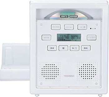 【中古】【未使用】TWINBIRD 充電式防水CDプレーヤー AV-J179PW