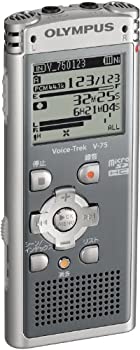 【中古】OLYMPUS 集積回路リコーダー Voice-Trek 4GB 直線的PCM相応う GRY 薄墨色 V-75