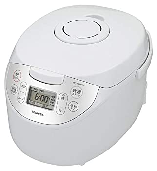 【中古】東芝 炊飯器 5.5合 マイコン式 銅コート釜 ホワイト RC-10MFH-W