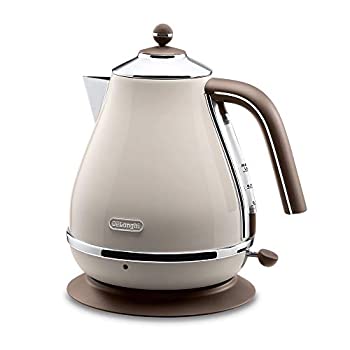 【中古】デロンギ(DeLonghi) ? 明かり湯沸かし アイコナ・ヴィンテージ ?ドルチェベージュ 1.0L ?KBOV1200J-BG
