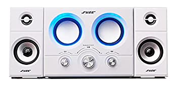 【中古】FUZE 2.1ch アンプ内蔵 Bluetooth スピーカー DAS219BT ホワイト Bluetooth AUX ダブルウーファー 重低音 ホームシアター