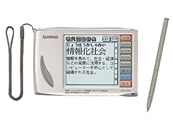 【中古】CASIO Ex-word XD-470N (4コンテンツ%ｶﾝﾏ% 判定基準模範例%ｶﾝﾏ% 手描きインプット役立つこと)