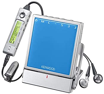 【中古】KENWOOD ケンウッド DMC-S33-L（青味） 携帯型MD電気蓄音機 MDLP相応う （MD生まれ変わり専用機/MDウォークマン）