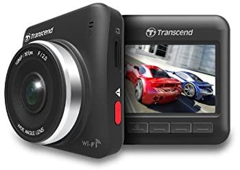 【中古】【39shop】Transcend★ドライブレコーダー DrivePro 200 WiFi対応 300万画素フルHD 広角 吸盤マウント付属 TS16GDP200M-J（良い）｜アトリエ絵利奈