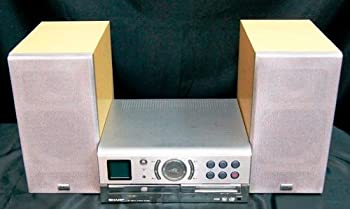 【中古】SHARP せつ然たる SD-CX9-S しろがね色 1ビットデジタル取り合わせ （1-BIT/CD/MD構成要素）（本体SD-CX9と金棒引きSD-CX9の書き割り）