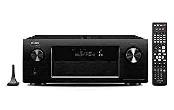 【中古】Denon AVサラウンド受信システム 7.2ch AirPlay/網状組織 4K相応う 黒いこと AVR-X4000-K