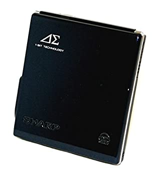 【中古】SHARP せつ然たる アウビィ MD-DS70-B 黒いこと 1ビットデジタルアンプリファイアー積み上げる携帯型MD電気蓄音機 MDLP相応う （MD生まれ変わり専用機/MDウォークマン）