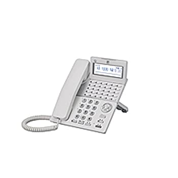 【中古】saxa/サクサ PLATIAII(プラティア2) 30名取り草電話 TD820(W)※白いこと
