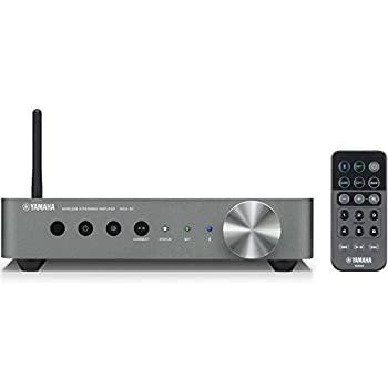 【中古】ヤマハ ワイヤレスストリーミングアンプ Bluetooth 網状組織 MusicCast 相応う アンプリファイアー内蔵 まっ黒いしろがね色 WXA-50(SD)
