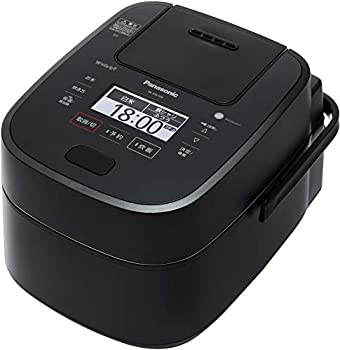 【中古】パナソニック 炊飯器 5.5合 水蒸気\u0026変数剪断応力IH式 Wおどり炊き 黒いこと SR-VSX109-K