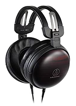 【中古】【未当て嵌める】audio-technica 受話器 ハイレゾ音源相応う 白木ハウジング ATH-AWKT