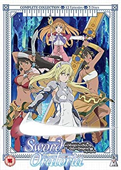 【中古】【39shop】【未使用】ソードオラトリア★ダンジョンに出会いを求めるのは間違っているだろうか外伝 コンプリート DVD-BOX (全12話%ｶﾝﾏ% 300分) 大森藤ノ アニメ [DVD](新古品)｜アトリエ絵利奈