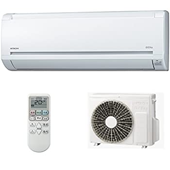 【中古】日立 2.2kW 住宅設備用ルームエアコン 『白くまくん AJシリーズ』 RAS-AJ22E-W (クリアホワイト)