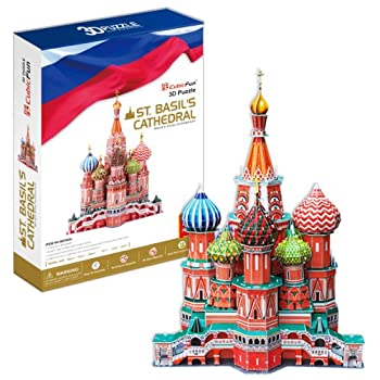 【中古】【未使用】3Dクラフト BIG聖ワシリイ大聖堂 MC093h 0