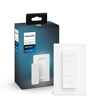 【中古】Philips Hue(フィリップスヒュー) スマートスイッチ スマートライト ワイヤレス LED 照明 ライト 調光 調色 タイマー スマホで遠隔操作 Alexa Go