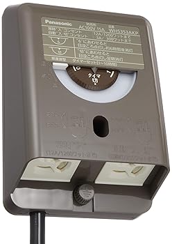 【中古】パナソニック 電子EEスイッチ付フル接地防水コンセント ブラウン WH5353AKP