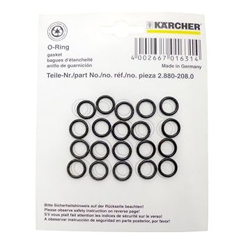 【中古】ケルヒャー(KARCHER) Oリングセット スプレーランス接続部 20個組 2.880-208.0