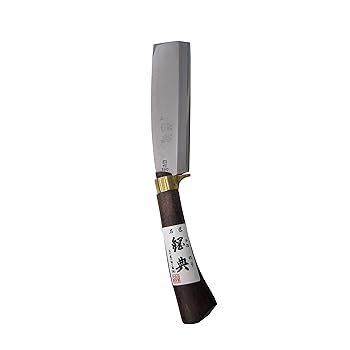 【中古】五十嵐刃物工業 鋼典 鋼付 最高級鞘鉈 鍔付 コブ柄 (片刃) 180mm C-21
