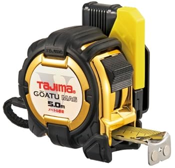 【中古】タジマ(Tajima) コンベックス 剛厚磁気テープ5m×25粍 剛厚セフコンベG3ゴールドロックマグ爪25 GASFG3GLM2550BL
