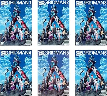 【中古】【39shop】SSSS.GRIDMAN★グリッドマン [レンタル落ち] 全6巻セット [マーケットプレイスDVDセット商品](非常に良い)｜アトリエ絵利奈