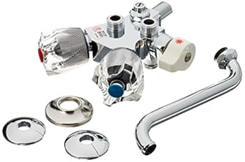 【中古】KVK ソーラー2ハンドル混合水栓専用形 KM50NC