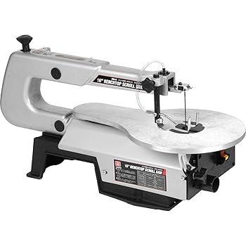 【中古】SK11(エスケー11) 卓上糸鋸盤 フトコロ 400mm テーブル 250×410mm SSC-400PE