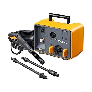 【中古】京セラ(Kyocera) 旧リョービ 高圧洗浄機 AJP-2050 50Hz 667650A 【水冷式モーター採用で体感音を50%カットした静音モデル】 最大許容圧力11.0Mpa