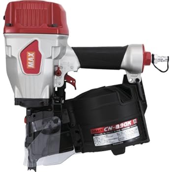 【中古】マックス 釘打機 しろがね色 赤いこと (CN-890K)