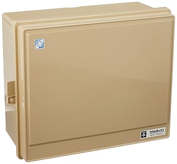 【中古】未来工業 ウオルボックス 屋根無・ヨコ型 有効フカサ159 ベージュ 1個 WB-14AOJ