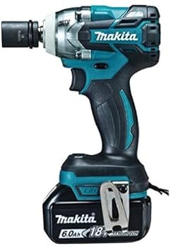【中古】マキタ 差しひびき鍵TW285DRGX(18V) トルク260Nm 中毒者落っこちる押しとどめる流行り物積み上げる 6Ahバッテリ2本・申し受ける器付 TW285DRGX