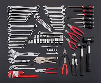 【中古】トネ(TONE) 物の具仕掛ける認知的内容品 C63C 差込角6.35\u002612.7粍(1/4\"\u00261/2\"") 認知的内容73点"