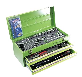 【中古】Pro-Auto 1/2\"DR.40マイコン.手道具一揃いの道具 緑であること TE-440G"