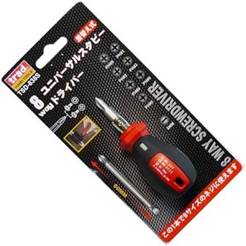 【中古】【39shop】（業務用30セット）TRAD★差替式8WAYドライバー/作業工具 【軸長35mm】 スタビータイプ TSD-838S 〔業務用/DIY用品/日曜大工〕【&times;30セット】(非常に良い)｜アトリエ絵利奈