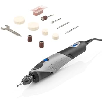 【中古】Dremel(ドレメル) 書き込み型ミニルーター FINO(フィーノ) 5段変速 9種11天下太平入り口・入口 最大限度22,000回転させる/分 リューター 刻みつける/削り出し/汚れた状態落とし/磨き/
