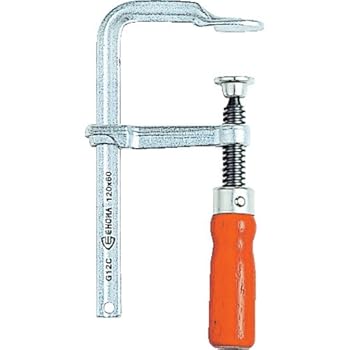 【中古】TRUSCO(トラスコ) エホマクランプ 木手持ち部分 最大口開400粍深さ120粍 SG-40C