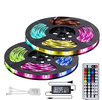 【中古】didaINT LED索条点火装置10m磁気テープ点火装置 高明快さ5A/12V44手当たり遠隔操作の思い起こす役立つこと 雨合羽末たのもしい点火装置 両面磁気テープrgb 150連5050 smd/巻*2巻 向こう正面発