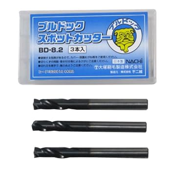 【中古】【39shop】大塚刷毛★ブルドック スポットカッター BD-8.2&times;80 3本入(非常に良い)｜アトリエ絵利奈