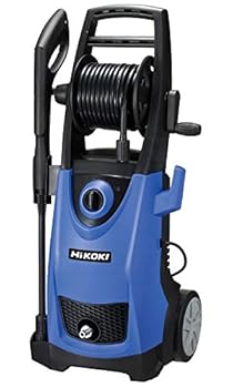 【中古】HiKOKI(ハイコーキ) 身寄り用高圧洗い濯ぎ機 瀬戸繋ぎ合わせる式 AC100V 1200W 10m高圧導管付 10m押しひろげる導管、洗い濯ぎ毛はらい付 FAW110(S)