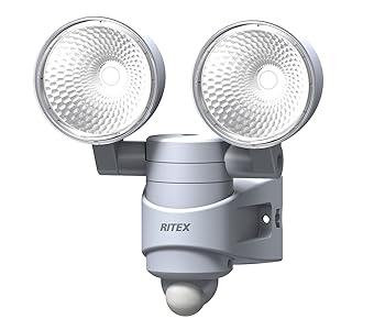 【中古】ムサシ RITEX 7W×2灯 LED検知器点火装置 「ACワット数手合い」 防雨手合い LED-AC314